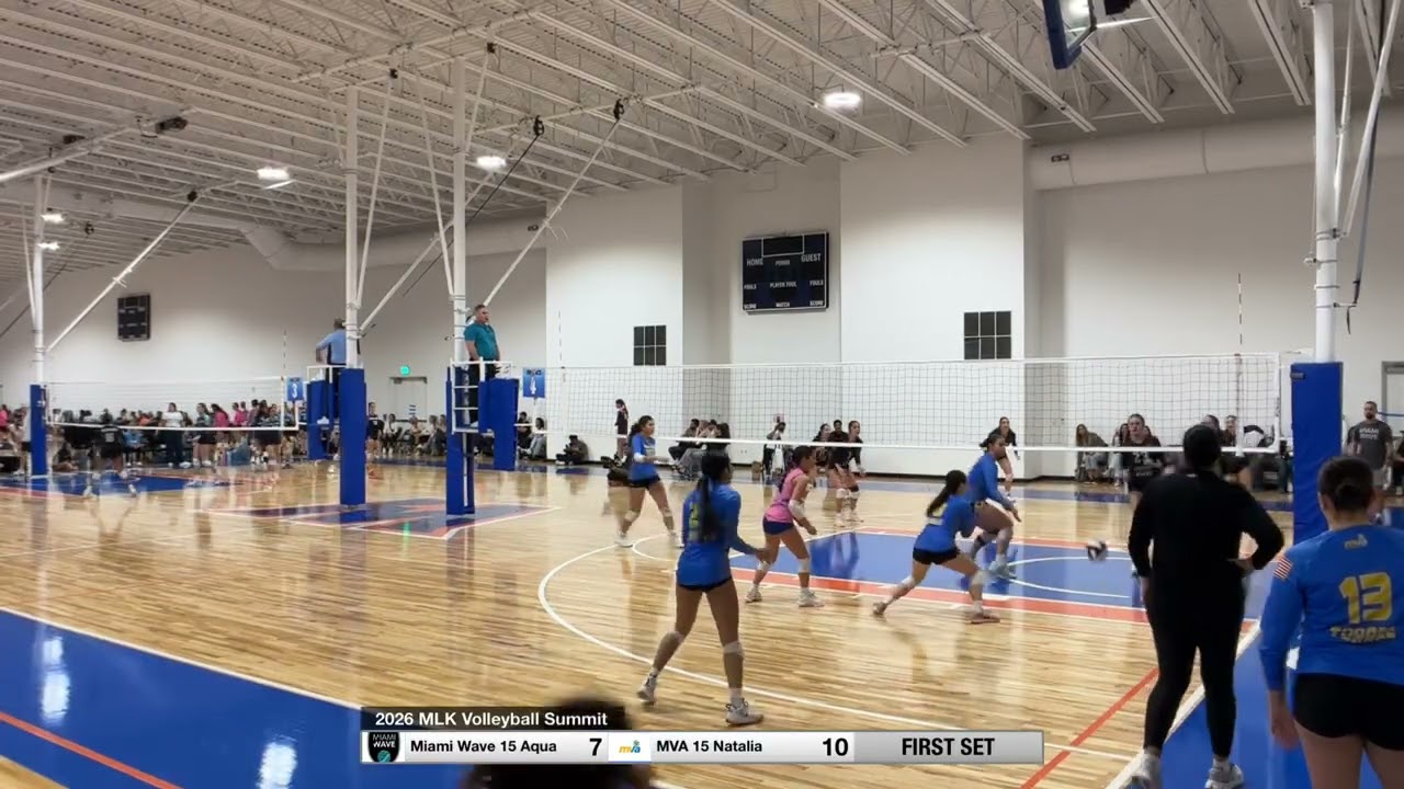 2026 MLK Volleyball Summit: MVA 15 Natalia (Win) vs. Miami Wave 15 Aqua