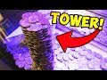 Coin Pusher  WINNING HUGE TOWER OF GOLD COINS! - YouTube