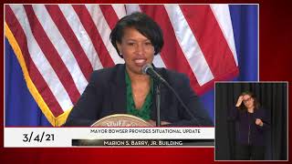 Mayor Bowser Provides Coronavirus Update, 3/4/21