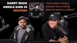 Legendary Freestyles | Harry Mack Omegle Bars 45 (REACTION!)