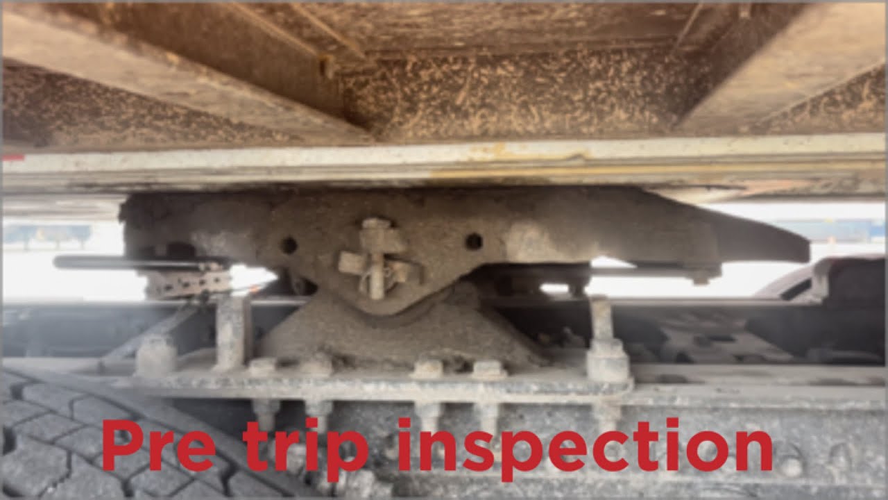 Trailer Precheck How to do a pre trip inspection in the trailer 🚚 - YouTube