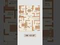 1420 Sqft ൽ 3bhk വീടിന്റെ പ്ലാൻ...