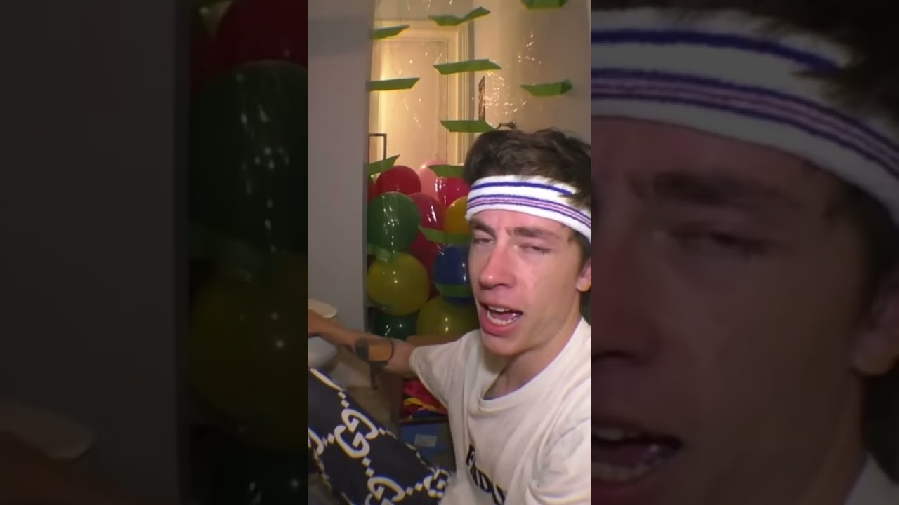 Blowing up a bunch of balloons and putting them in my roommates bathroom. #prank #balloon #funny