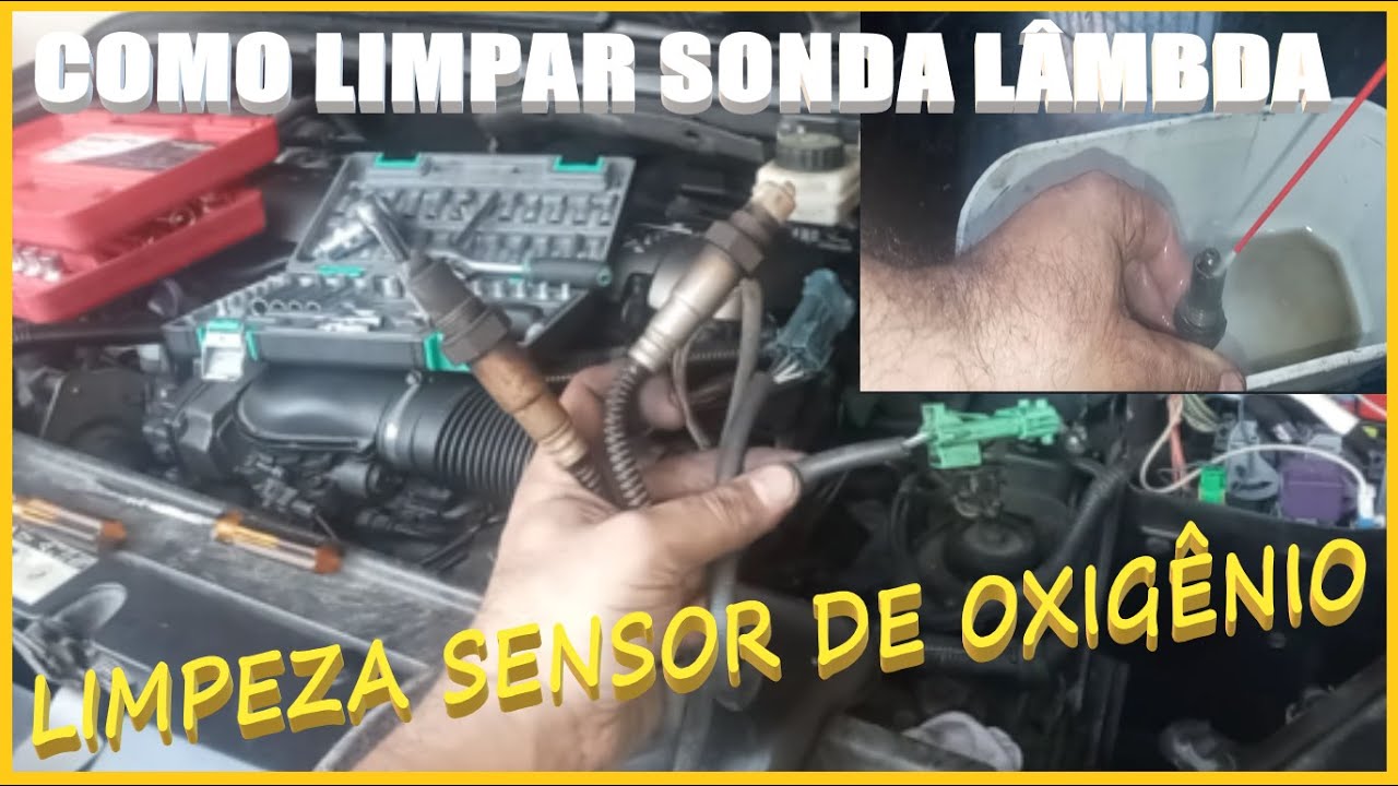 Limpeza Da Sonda Lambda Sensor De Oxigênio Peugeot 307