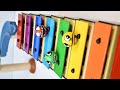 *Marble Run & Xylophone* The marbles are hitting the xylophone.