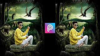 Jurassic world concept photo editing | Jurassic world photo editing in picsart | Jurassic world edit screenshot 5