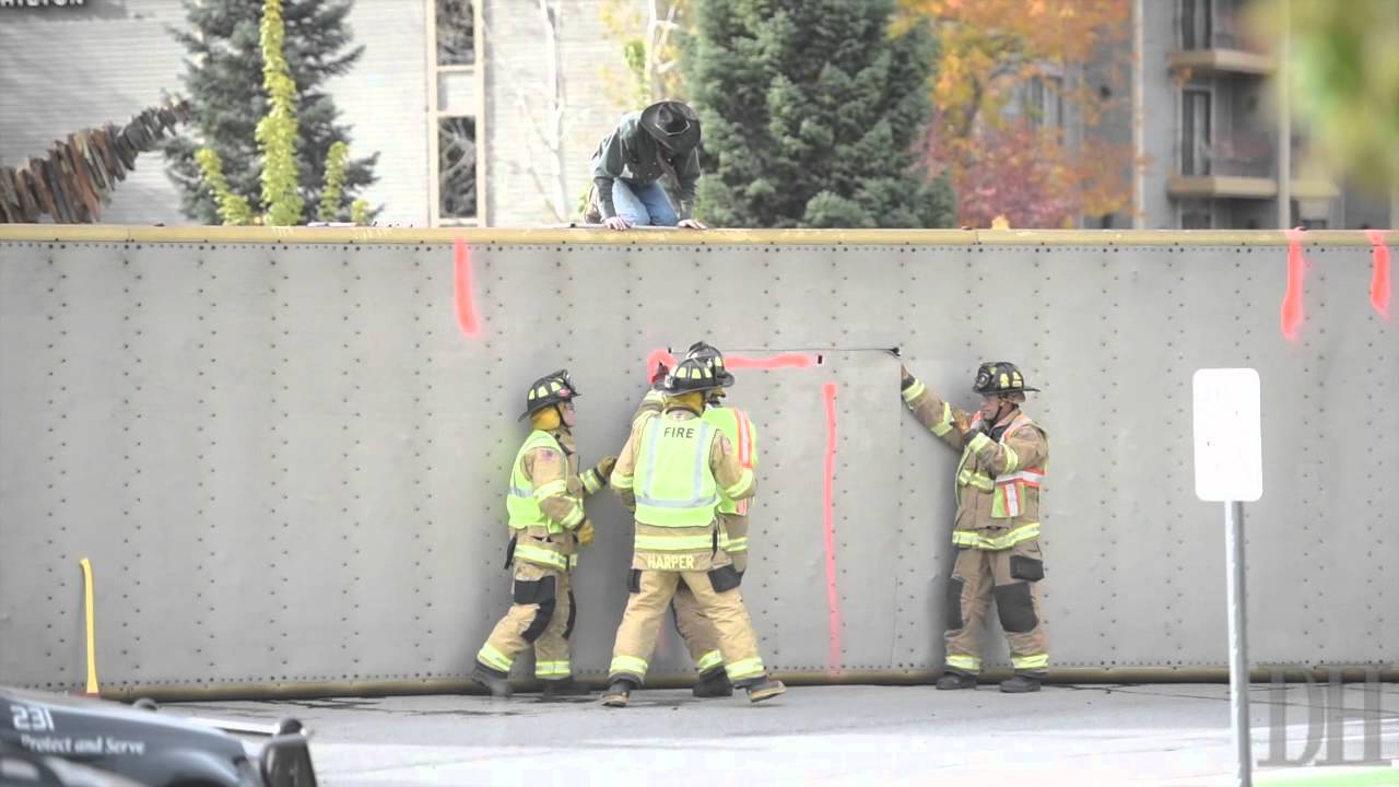 Semitrailer loaded with cows sows chaos on Camino del Rio