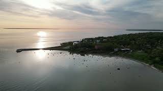 Drones Eye View A Coastal Journey Across Tallinn Viimsi Beach