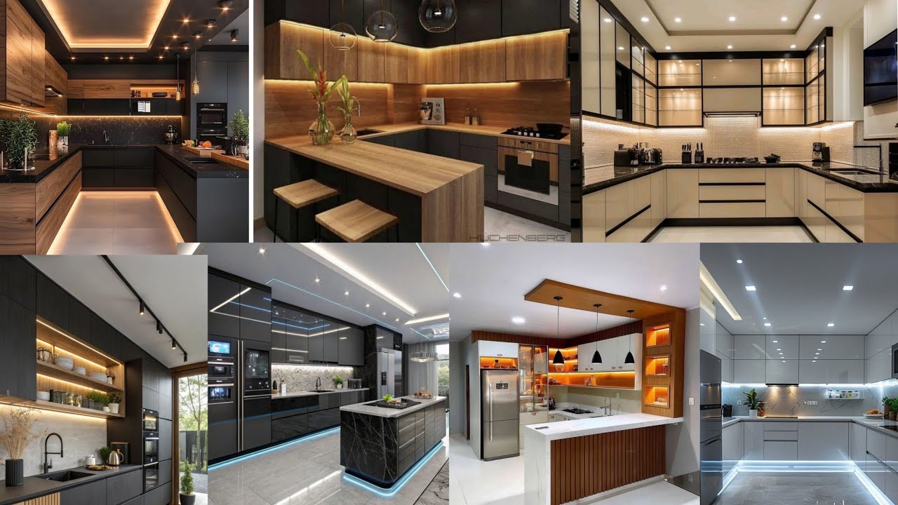 Modern kitchen Interior Design - YouTube