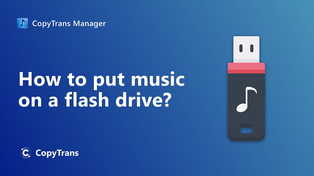 How To Transfer Music From Iphone To Pc Or A Usb Flash Drive Youtube