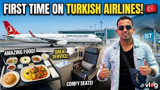 TURKISH AIRLINE 🇹🇷 Traveling in Turkish Aircraft for the first time✈️Food| Seating | Service.