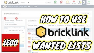 How to Create and Buy BrickLink Wanted Lists