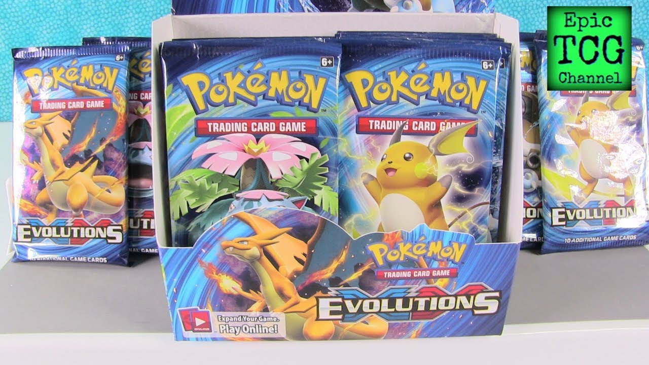 Opening Pokemon XY Evolutions Booster Packs Box Part 3