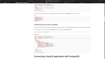 Fullstack2021 | p59 | NestJS | Validate Environment Variables with hapi joi