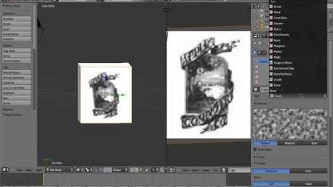 Beginners Blender 3D: Tutorial 13 - Simple UV Mapping