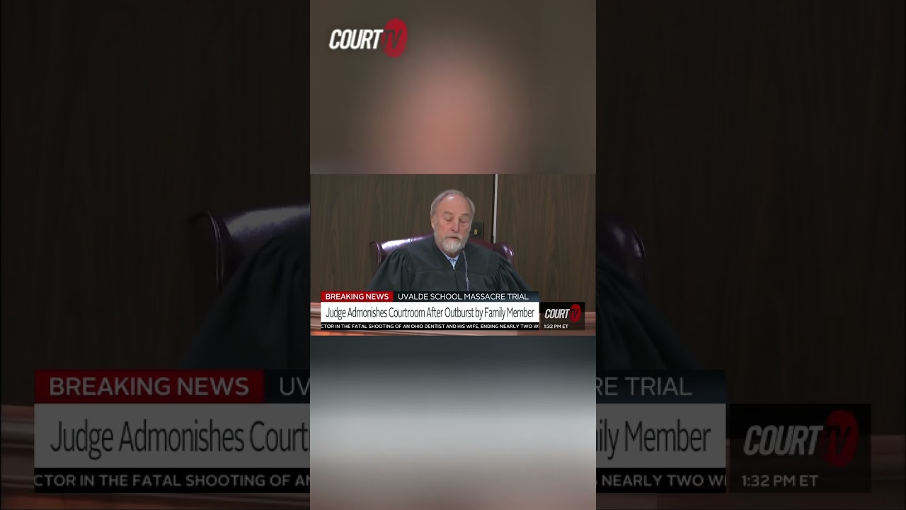 Вспышка гнева побудила судью сделать замечание в зале суда по делу о массовом убийстве в школе Ув...