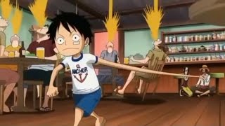 Moment Luffy Makan Buah Gomu Gomu Masa Kecil Luffy