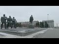 Walking in Siberia. Lenin square. The city centre of Novosibirsk