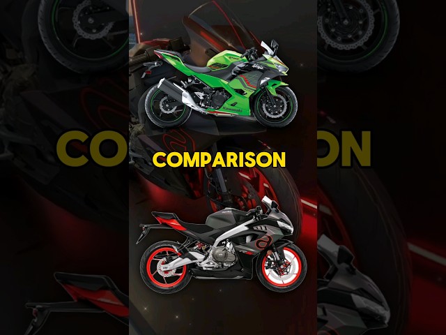 Ninja 400🏍️Vs APRILIA 457⚡|| Who Is Best 🤔 Full Comparison and review class=