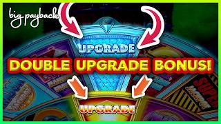 Mansions Feature → on THE BIG BET → DOUBLE UPGRADE on Huff N' Even More Puff Grand Slots! screenshot 2