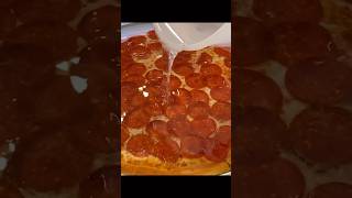 Entire Pizza Encased In Resin