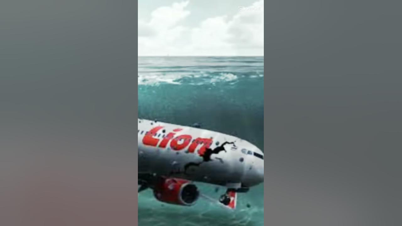 pesawat Lion air jatuh. pramugari nya 5 tersisa baju dan rok nya aja🙏 kasian 😭😭😔😔