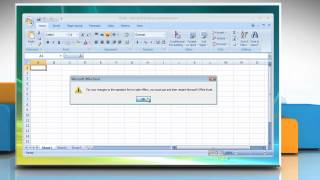 Microsoft® Excel 2007: Change default font size on Windows® Vista