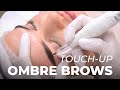 How to do a touch-up procedure OMBRE BROWS