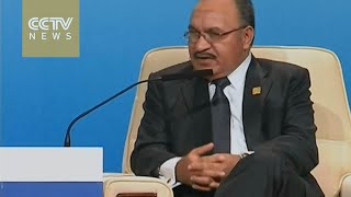 Papua New Guinea Pm Peter Oneill Speaks At Apec Forum