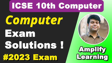 Computer 2023 Board Exam Solutions | 23 March 2023 | ICSE Computer Class 10th