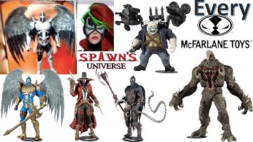 ***see newer video*** Every McFarlane Toys Spawn Universe Comparison List Action Figures