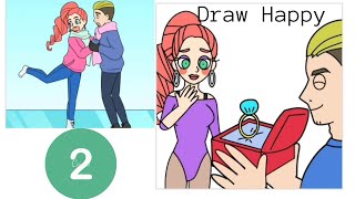 Draw Happy🤪Game Levels All Android iOS (51-100) #drawhappy #puzzlegame screenshot 4