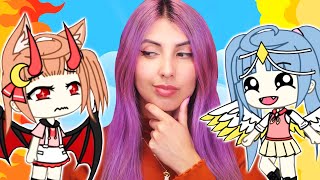 You Can Decide People Go To Heaven/Hell 😇👿 Gacha Life Meme Reaction