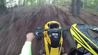 Fast Quad. DS650 shreds Appalachia. Helmet Cam. by Uncle Jack's Outdoors 1,178 views 1 year ago 9 minutes, 18 seconds