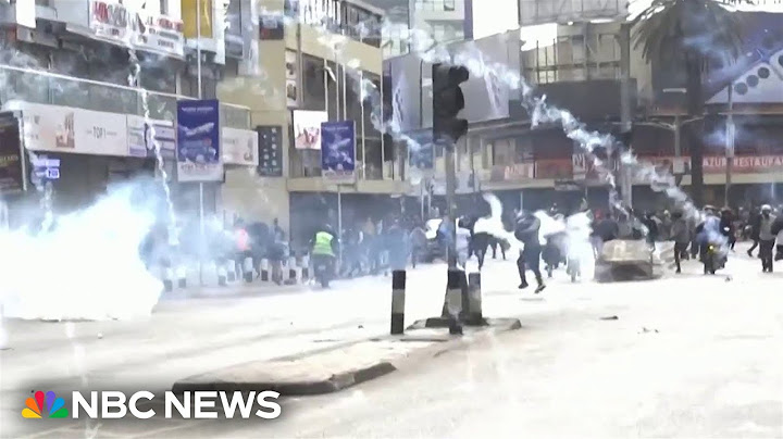 Clashes at anti-government protests in Kenya leave several dead and hundreds injured