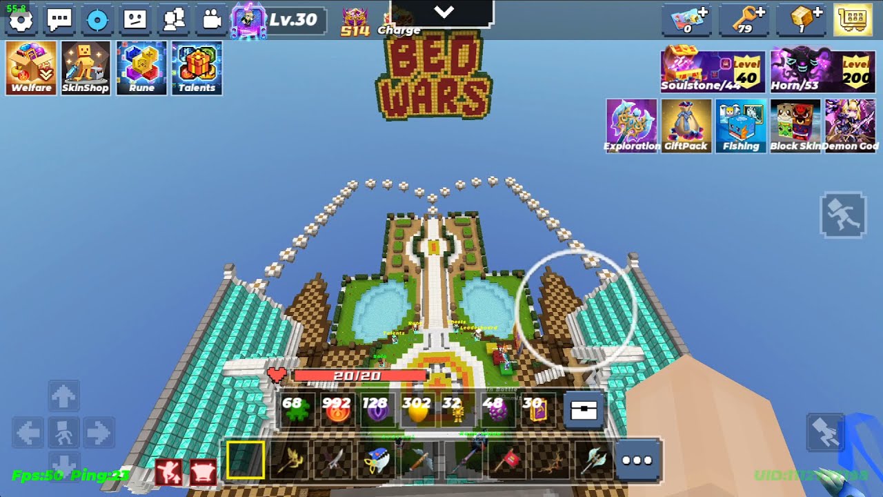 Blockmango Map Gi Grad new lobby map! | blockman go - YouTube