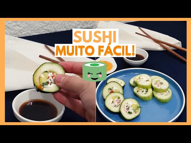 COMIDA JAPONESA EM CASA: como fazer sushi diferente e fácil I receitas de  sushi I VIX 