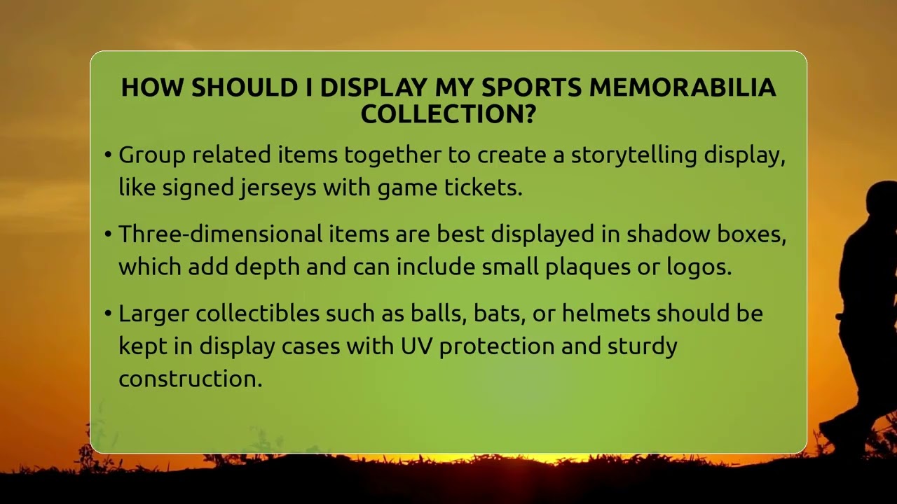 How Should I Display My Sports Memorabilia Collection? - The Memorabilia Zone