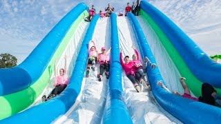 Mattress Run - Insane Inflatable 5K 2016 Obstacle Preview