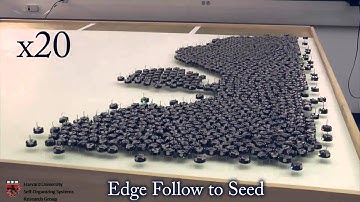 Programmable Self-Assembly on a 1000 Robot Swarm: Science 2014, Video 4