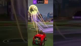 Rocket League Heatseeker: The Red Merc got hit by his opponent but then scores a goal #rocketleague