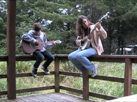 Playing Banjo at Cape Disappointment