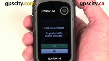 Calibrating the Altimeter on an Etrex 30