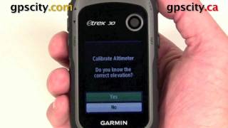 Calibrating the Altimeter on an Etrex 30