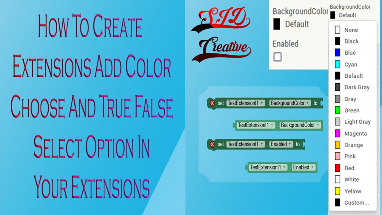 How to create Extension For Kodular | Add Designer Properties in your ...