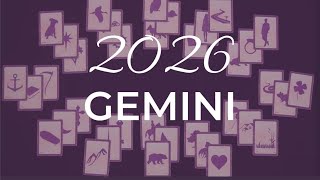 GEMINI 2026 ANNUAL ASTROCLOCK | Lenormand Forecast | Sun & Rising Sign Predictions