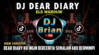 DJ DEAR DIARY FUJI | DEAR DIARY KU INGIN BERCERITA | REMIX FULL BASS VIRAL 2022