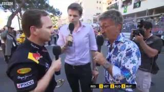 BBC F1 2011 -Christian Horner Post Race Interview - BBC F1 Monaco GP Interview - Red Bull