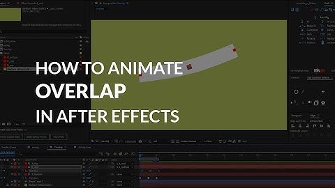 How to Animate Overlap in After Effects (Using DUIK)