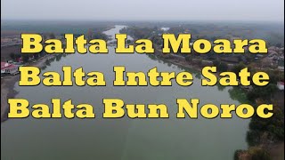 Balta LA MOARA, BALTA INTRE SATE si balta BUN NOROC-Pescuit PRAHOVA-filmari aeriene noiembrie 2020